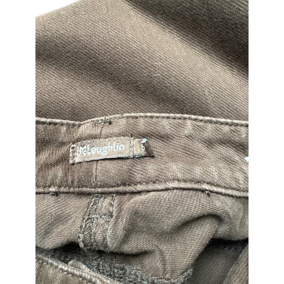 Women’s J. McLaughlin Brown Pants Flat Front Trousers Preppy Classic Size 6 - Picture 2 of 5